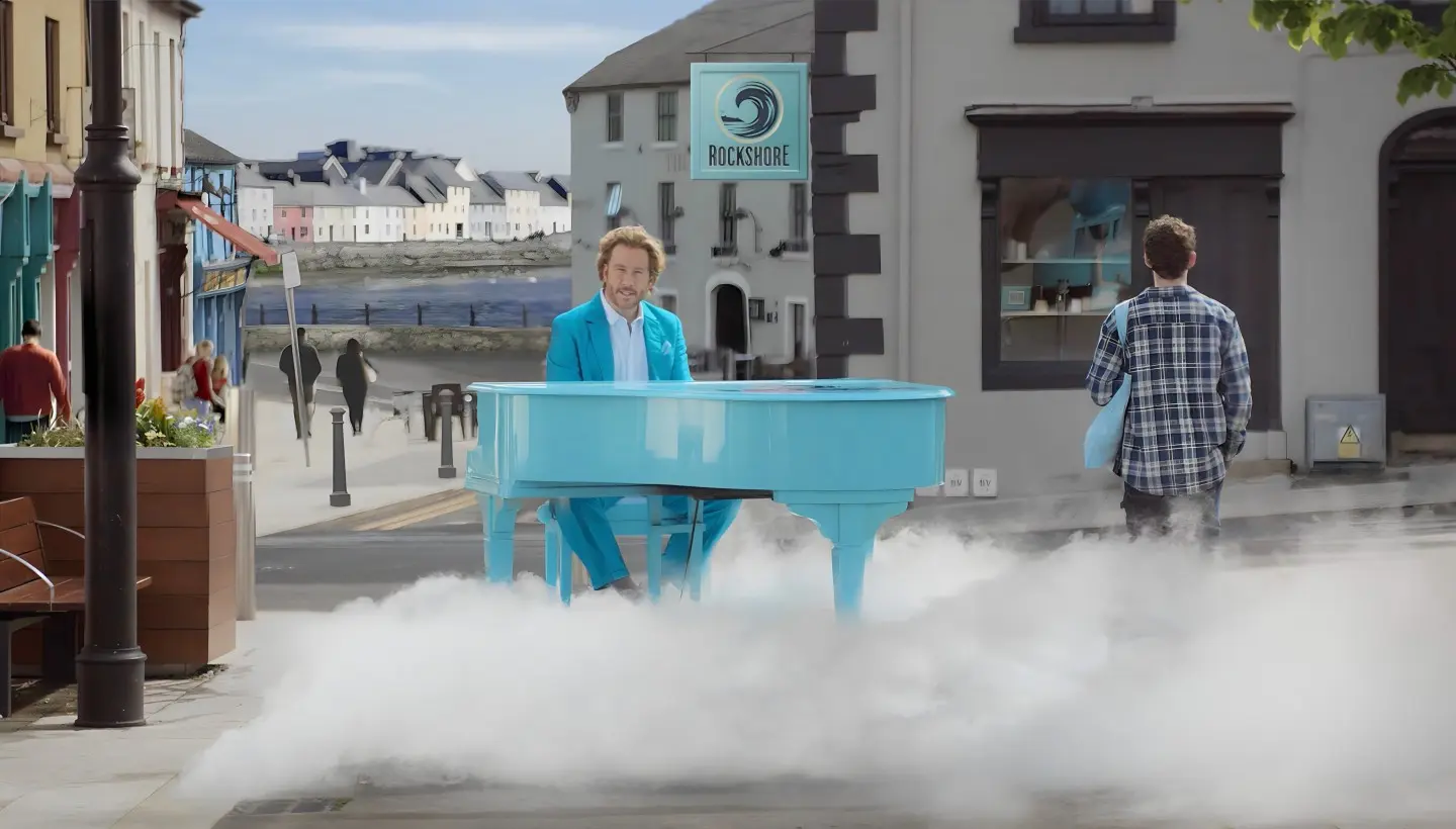 Rockshore Guy playing Backstreet Boys