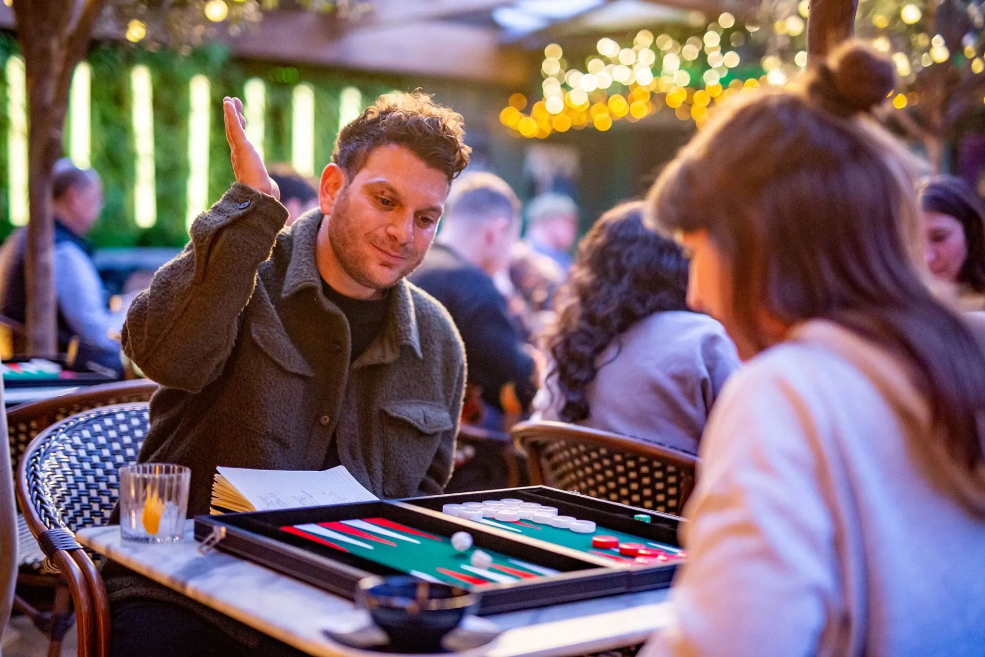 Rolling the Dice: DLMDD & Doc Brown play backgammon